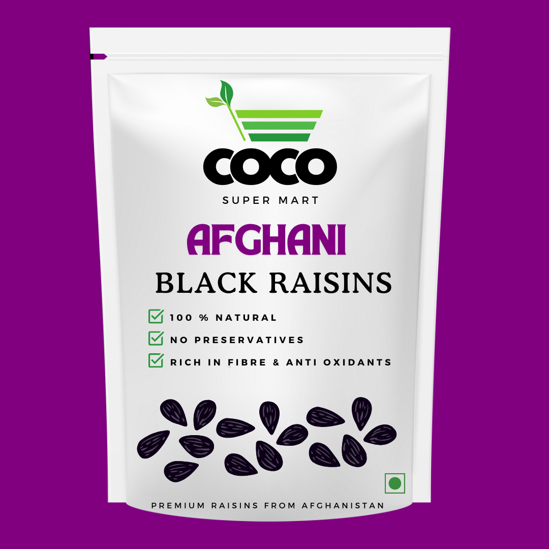 AFGHANI BLACK RAISINS 250 GM