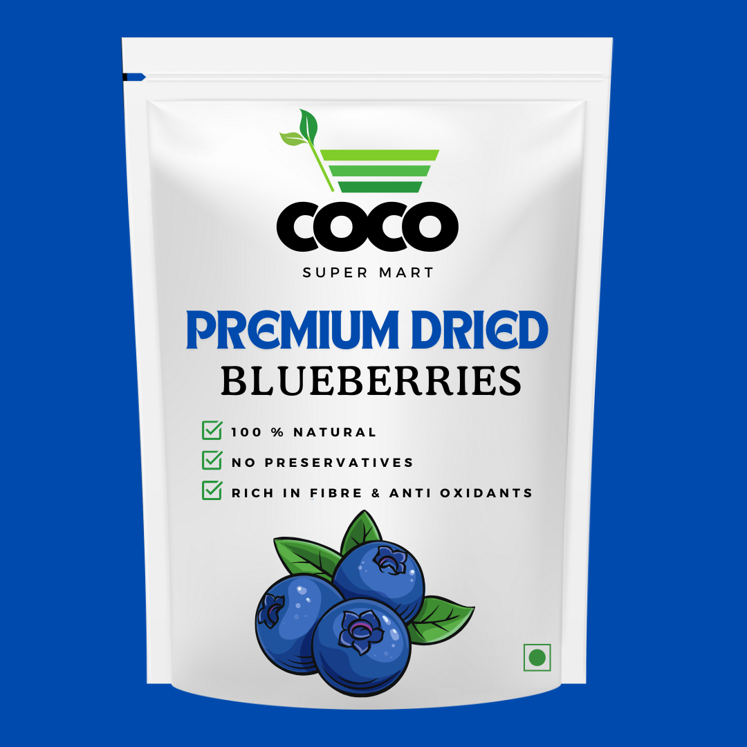 PREMIUM DRIED BLUEBERRIES 250 GM
