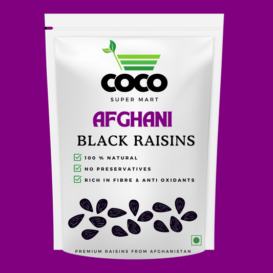 AFGHANI BLACK RAISINS 250 GM